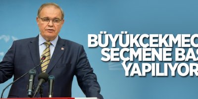Öztrak: Büyükçekmece'de seçmene baskı yapılıyor