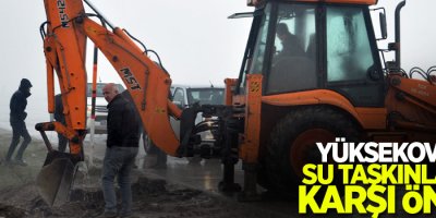 Yüksekova'da su taşkınlarına karşı önlem