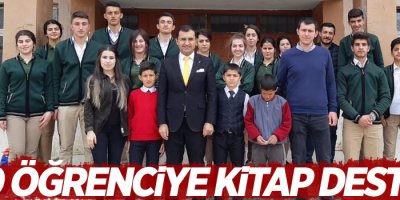 500 Öğrenciye kitap desteği