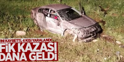 Nusaybin’de trafik kazası: 1 ölü, 4 yaralı