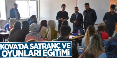 Yüksekova’da satranç ve zeka oyunları eğitimi