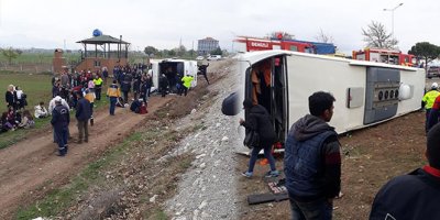 Denizli'deki otobüs kazasında yaralı sayısı 34'e yükseldi