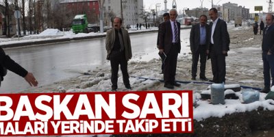Eş Başkan Sarı Çalışmaları yerinde takip etti