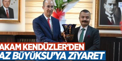 Kaymakam Kendüzler’den Büyüksu’ya ziyaret