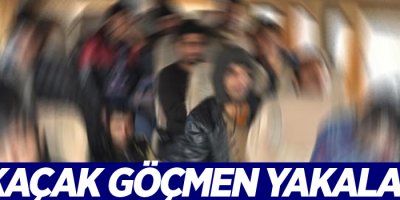 55 kaçak göçmen yakalandı