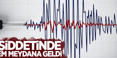 4.3 büyüklüğünde deprem
