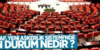 3600 ek gösterge, genel af, yeni askerlik sistemi, nafaka en son durum nedir