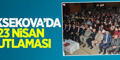 Yüksekova'da 23 Nisan kutlaması