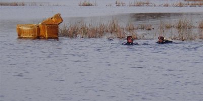 Buzdolabından yaptıkları sal sonları oldu