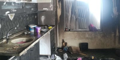 Evi yanana vatandaş yetkililerden yardım bekliyor