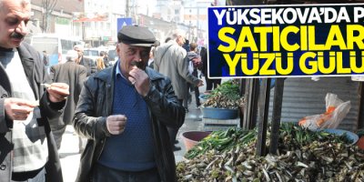 Yüksekova’da pancar satıcıların yüzü gülüyor