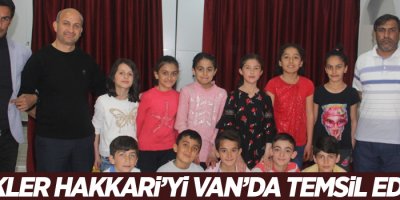 Minikler Hakkari’yi Van’da temsil edecek