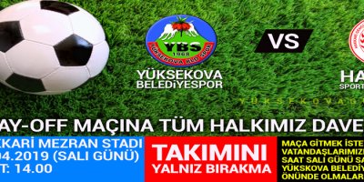 Baraj maçına davet!