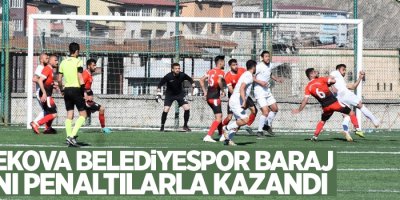 Yüksekova Belediyespor baraj maçını penaltılarla kazandı