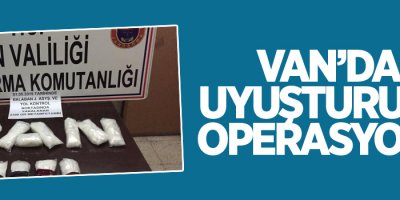 Van'da uyuşturucu operasyonu