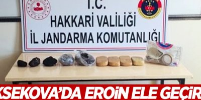 Yüksekova'da eroin ele geçirildi