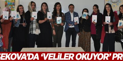 Yüksekova'da ‘Veliler Okuyor’ projesi