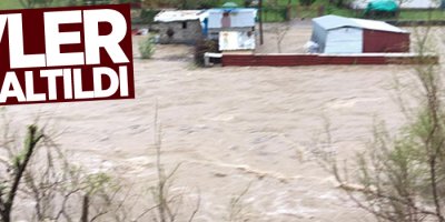 Habur Çayı'nda bazı evler boşaltıldı