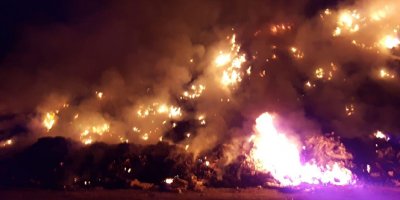 Bilecik'te çöplük yangını