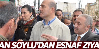 Bakan Soylu’dan esnaf ziyareti