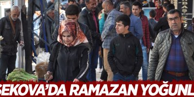 Yüksekova’da Ramazan yoğunluğu