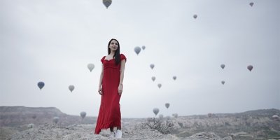 Kapadokya Rusların fotoğraf mekanı oldu