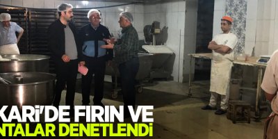Hakkari'de fırın ve lokantalar denetlendi