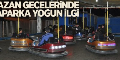 Ramazan gecelerinde lunaparka yoğun ilgi