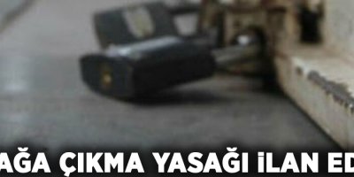 Bitlis'te sokağa çıkma yasağı