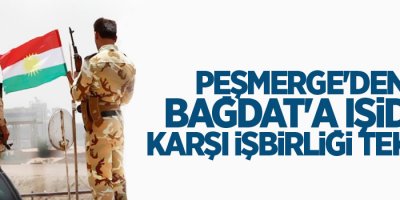 Peşmerge'den Bağdat'a IŞİD'e karşı işbirliği teklifi