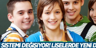 Eğitim sistemi değişiyor! Liselerde yeni dönem