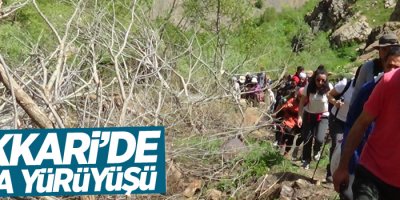 Hakkari’de doğa yürüyüşü