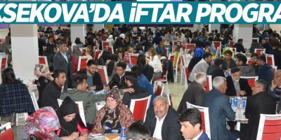 Yüksekova'da iftar programı