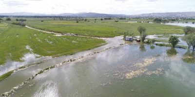 Kar eridikçe baraj doldu, içme suyu kuyuları su altında kaldı