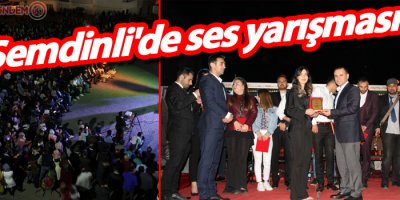 Şemdinli'de ses yarışması