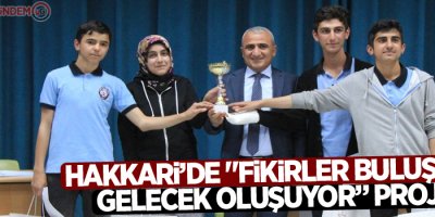 Hakkari’de 'Fikirler Buluşuyor Gelecek Oluşuyor” projesi