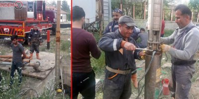Yüksekova’da arızalanan su sondajı onarıldı