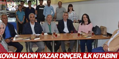 Yüksekovalı kadın yazar Dinçer, ilk kitabını tanıttı