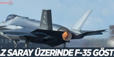 Beyaz Saray üzerinde F-35 gösterisi