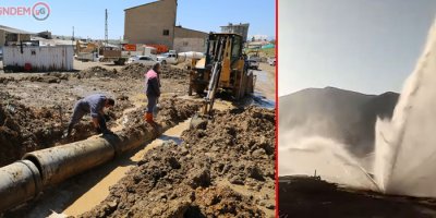 500'lük boruda oluşan arıza, Yüksekova'yı susuz bıraktı