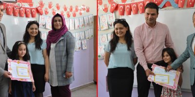 Yüksekova’da karne dağıtım töreni