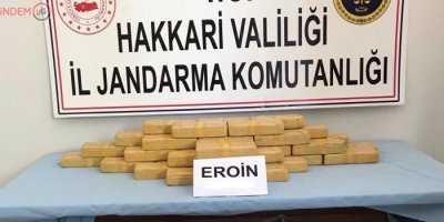 Derecik’te 21 kilo 790 gram eroin ele geçirildi