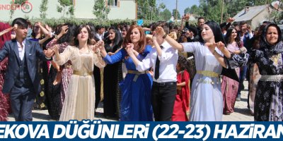 Yüksekova Düğünleri (22-23) Haziran 2019
