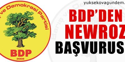 BDP'den 'Newroz' başvurusu
