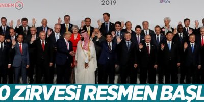 G-20 zirvesi resmen başladı