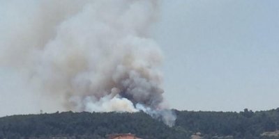 İzmir'in Buca ilçesinde yangın!