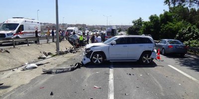 Silivri'de zincirleme kaza: 7 yaralı