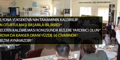 Eşbaşkan Sarı, muhtarlarla bir araya geldi