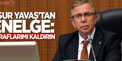 Mansur Yavaş'tan genelge: Fotoğraflarımı kaldırın