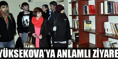 Yüksekova'ya Anlamlı Ziyaret